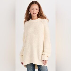 Free people teddy sweater tunic